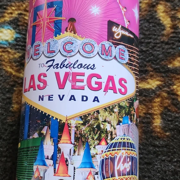 Viva las vegas water bottle - Picture 2 of 5